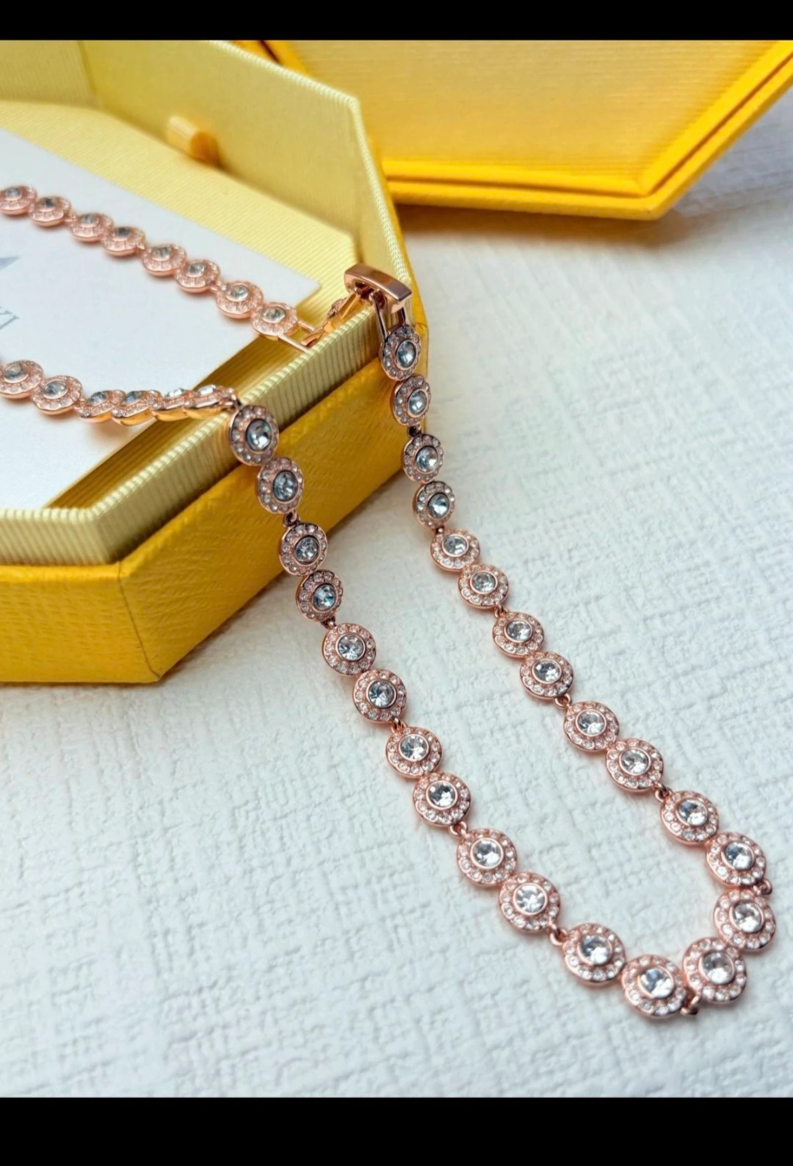 Conjunto Swarovski Angelic rose gold  – photo 6